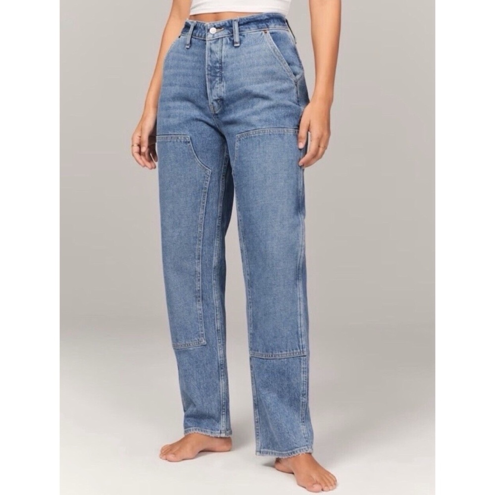 Abercrombie & Fitch Curve Love Carpenter Jeans